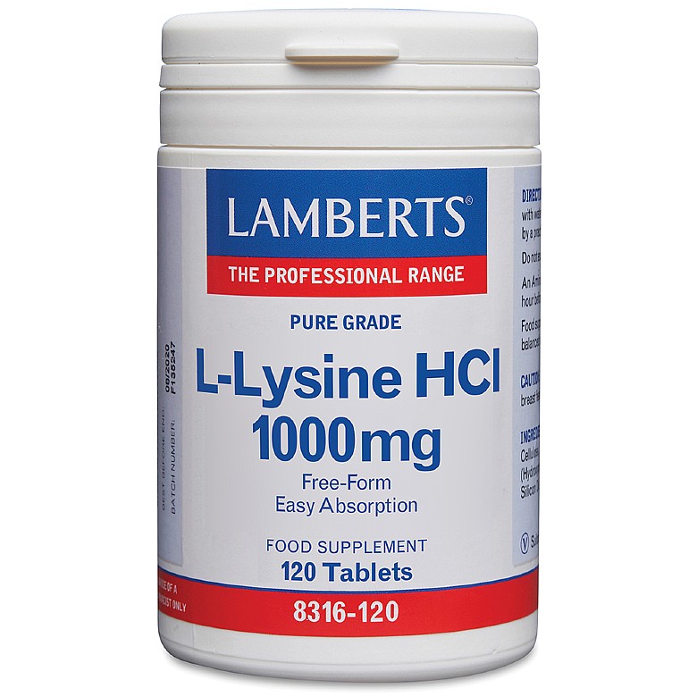 Lamberts L-Lysine HCI 1000mg